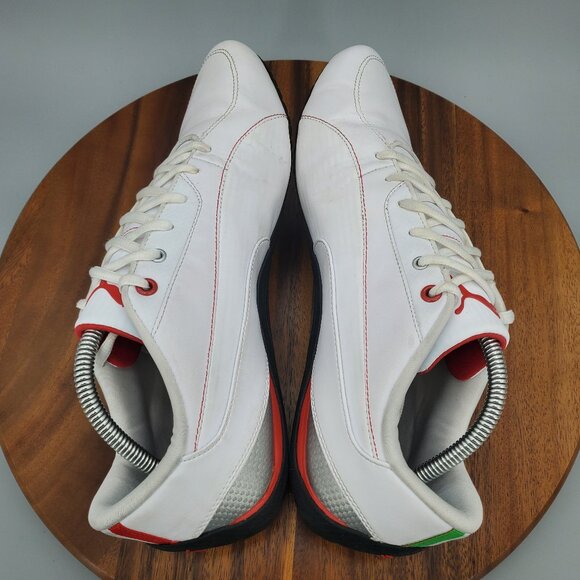 Puma Drift Cat 5 Shoes Men\'s 11 White Leather Lace Up Low Top Driving Sneakers main image 11